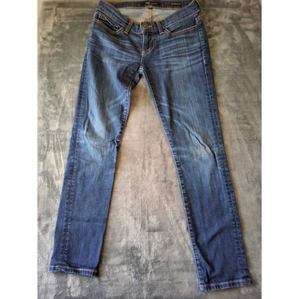 BKE Reserve Stella Ankle Skinny Jeans Womens 25 Medium Wash Low Rise Denim